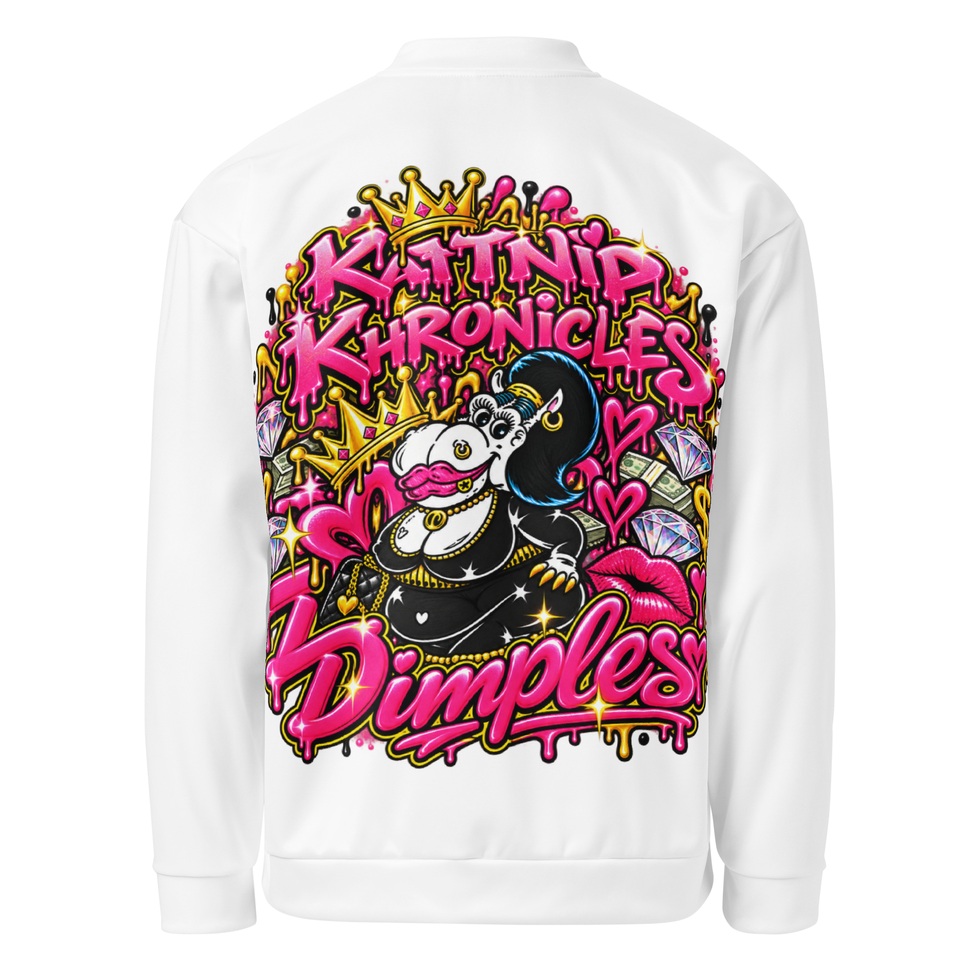 Dimples Unisex Bomber Jacket - Image 2