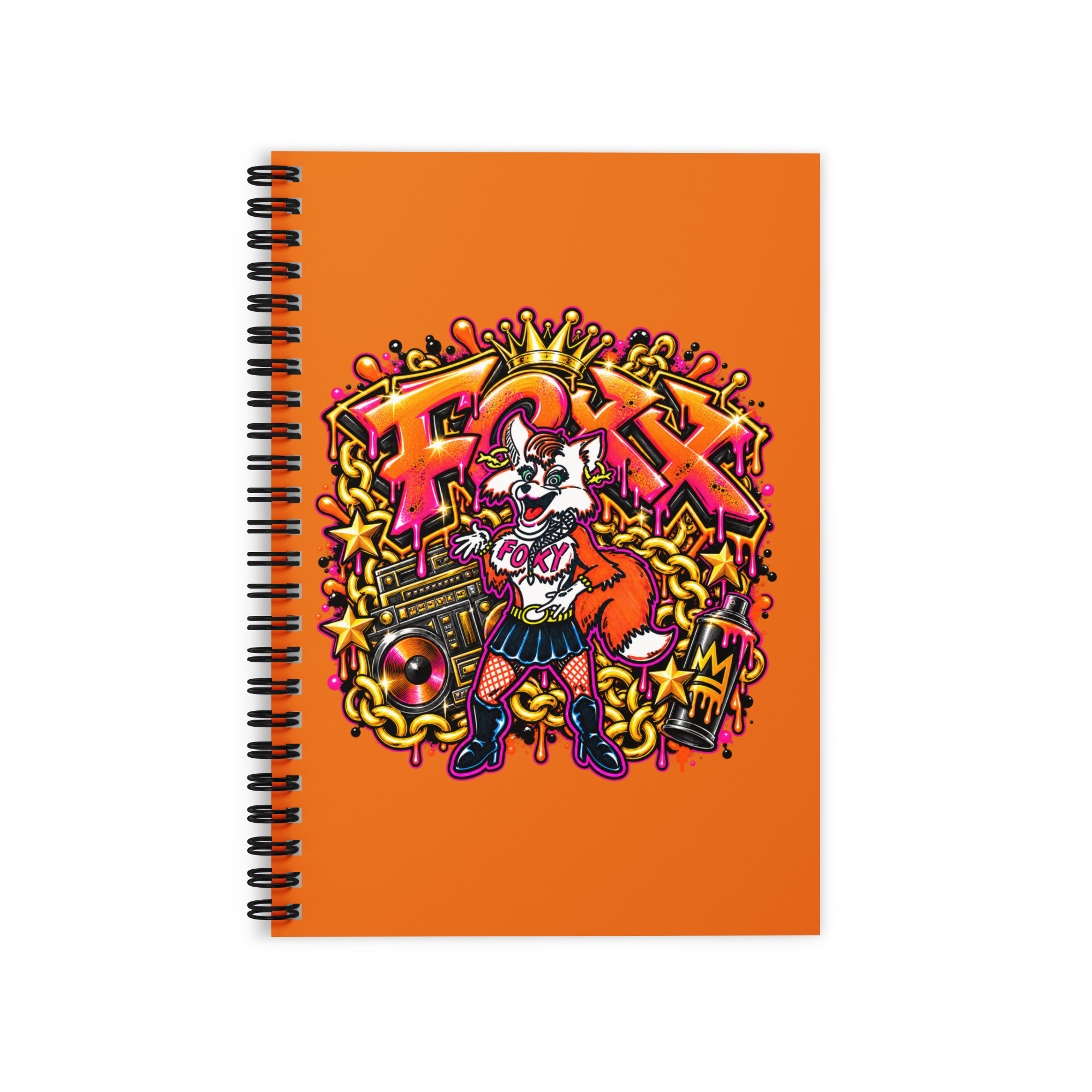 Ruled Line Spiral Notebook