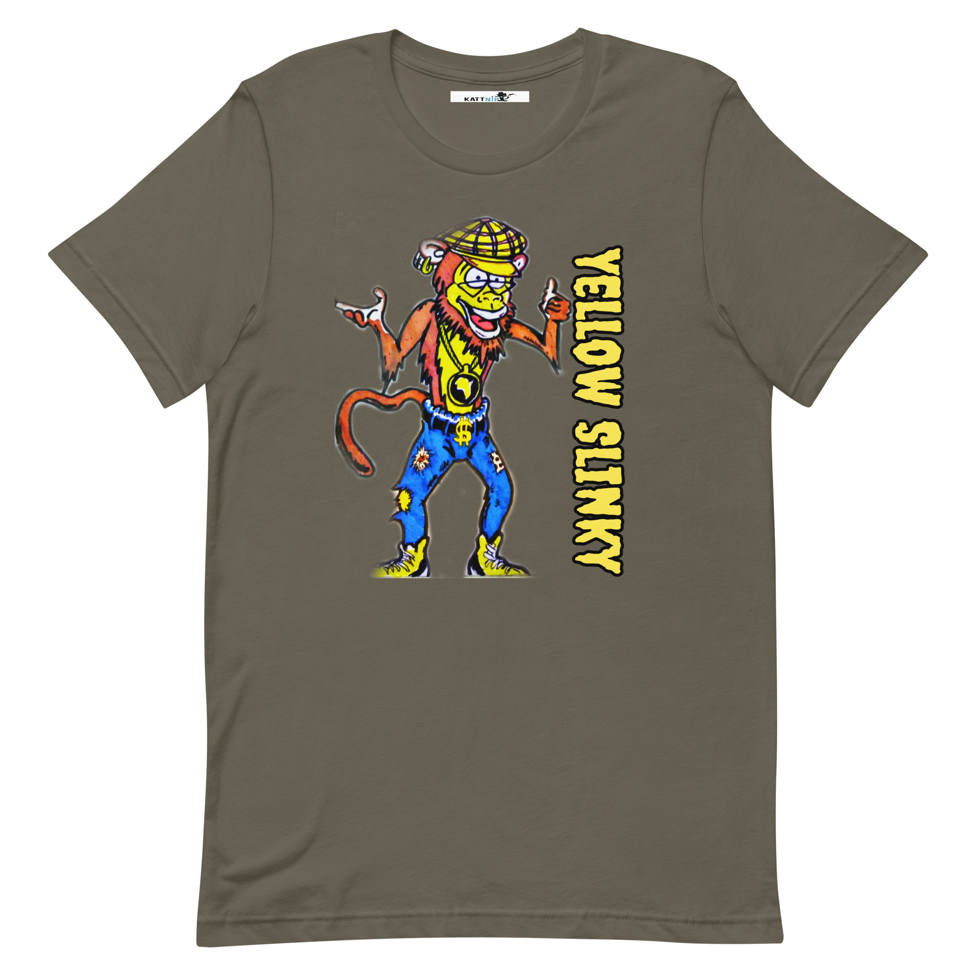 Yellow Slinky Unisex T-shirt - Image 2