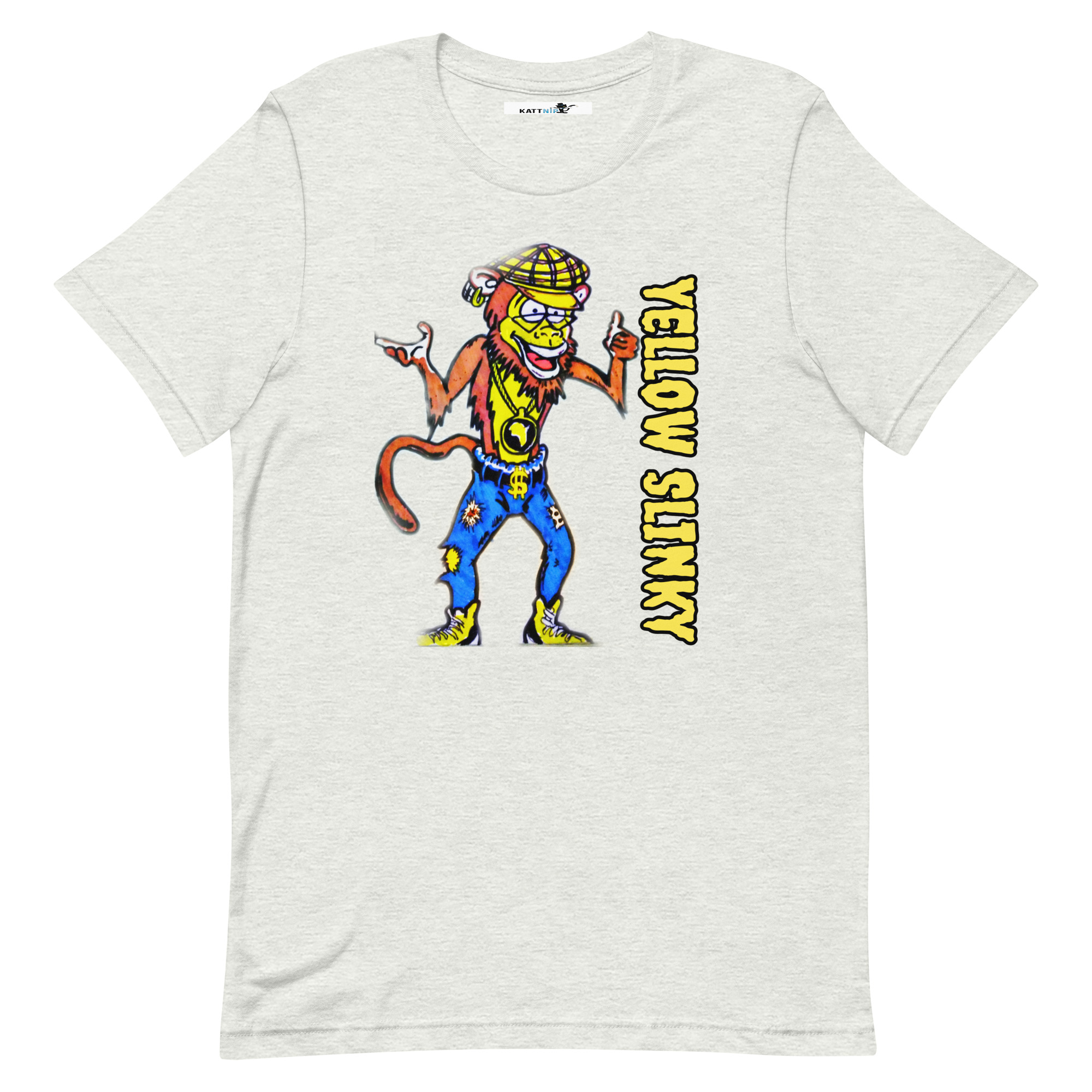 Yellow Slinky Unisex T-shirt - Image 3