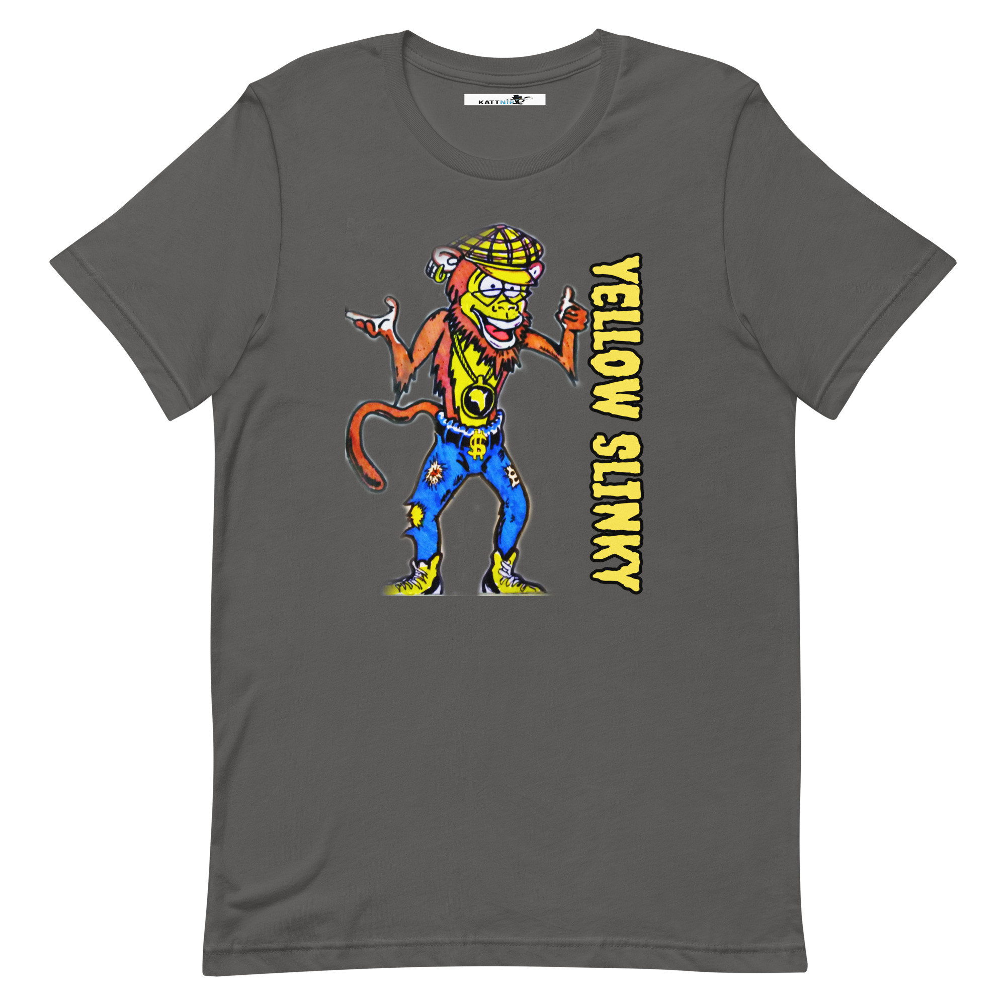 Yellow Slinky Unisex T-shirt - Image 4