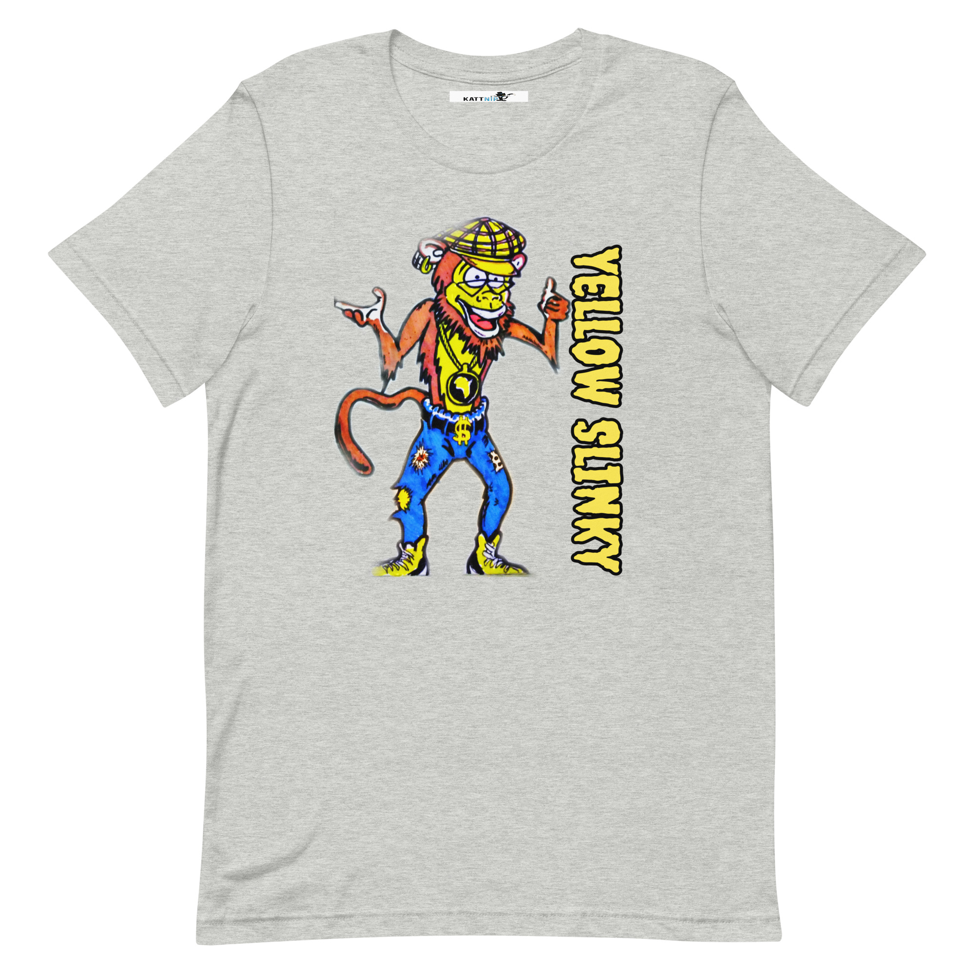 Yellow Slinky Unisex T-shirt - Image 5