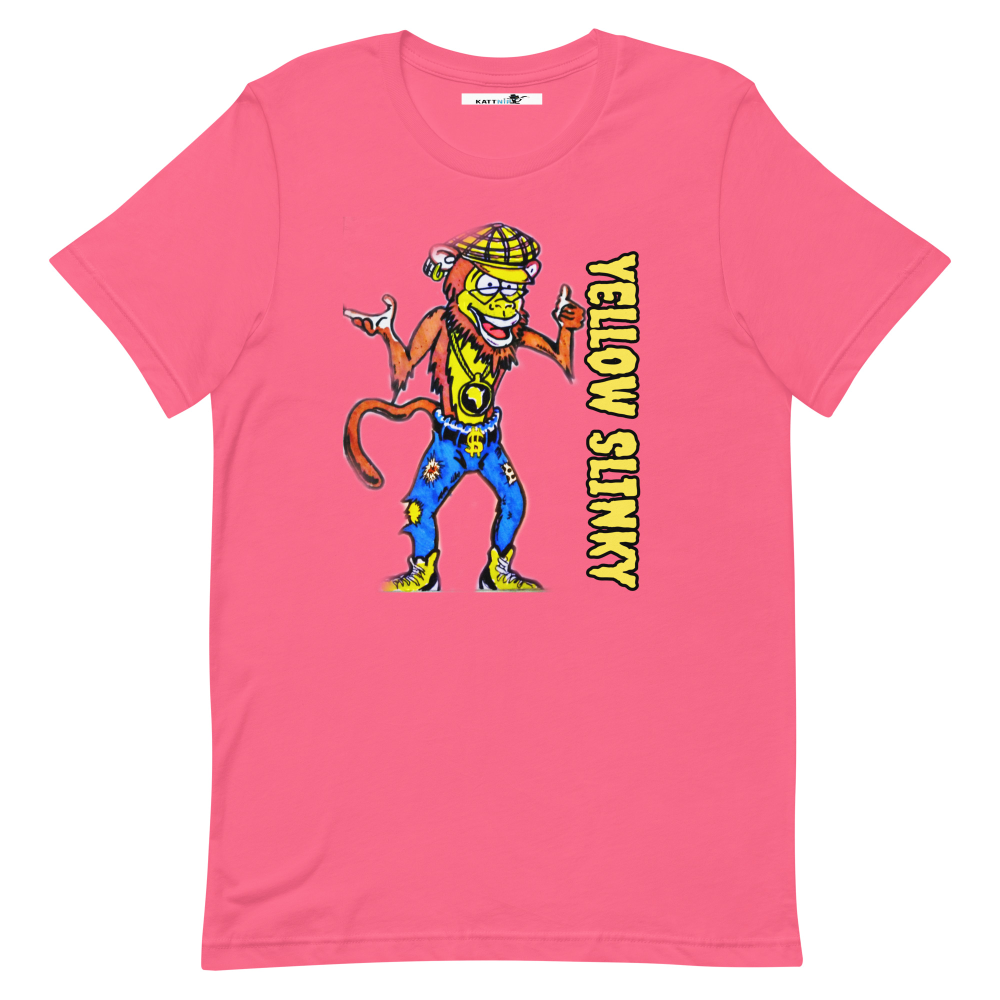Yellow Slinky Unisex T-shirt - Image 77
