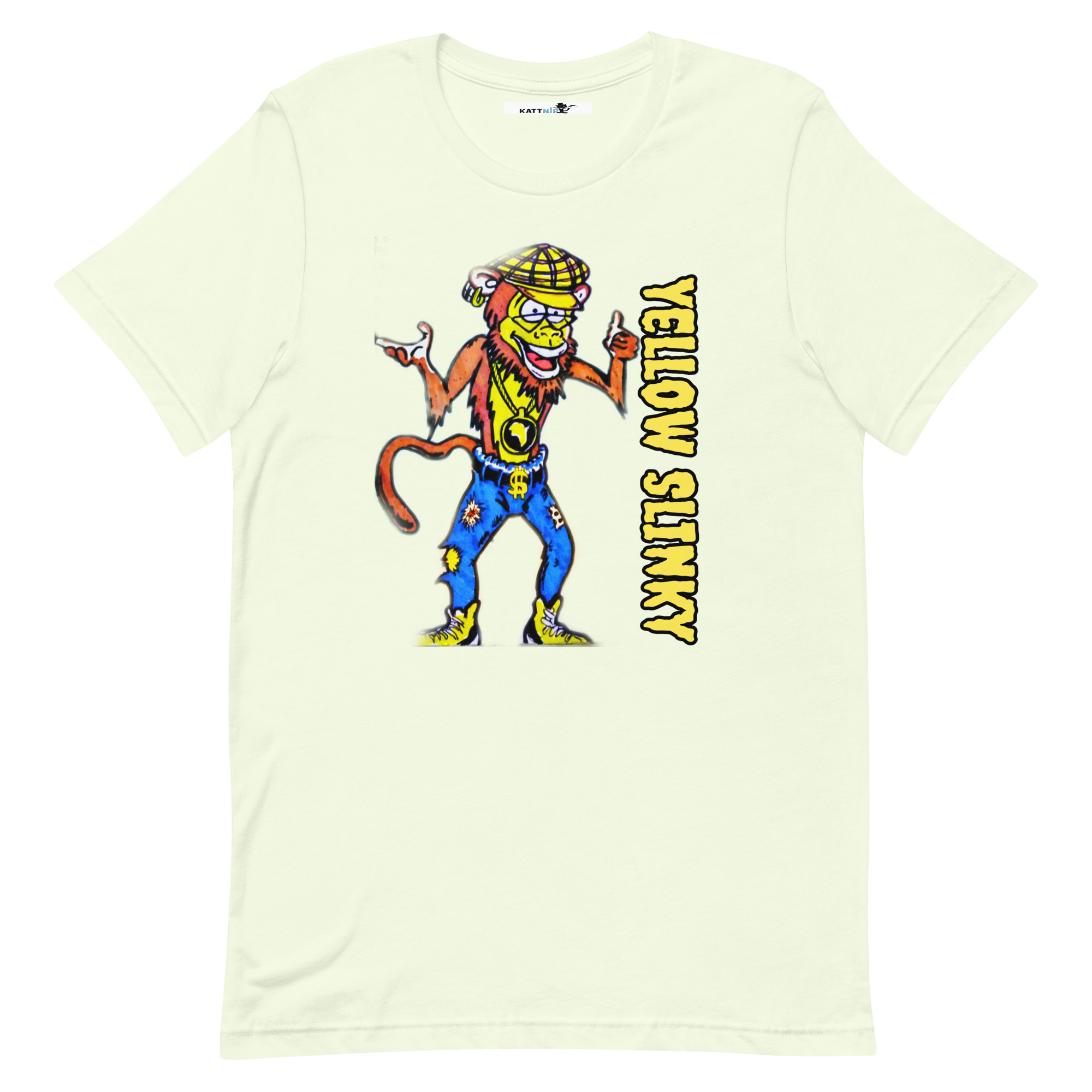 Yellow Slinky Unisex T-shirt - Image 13