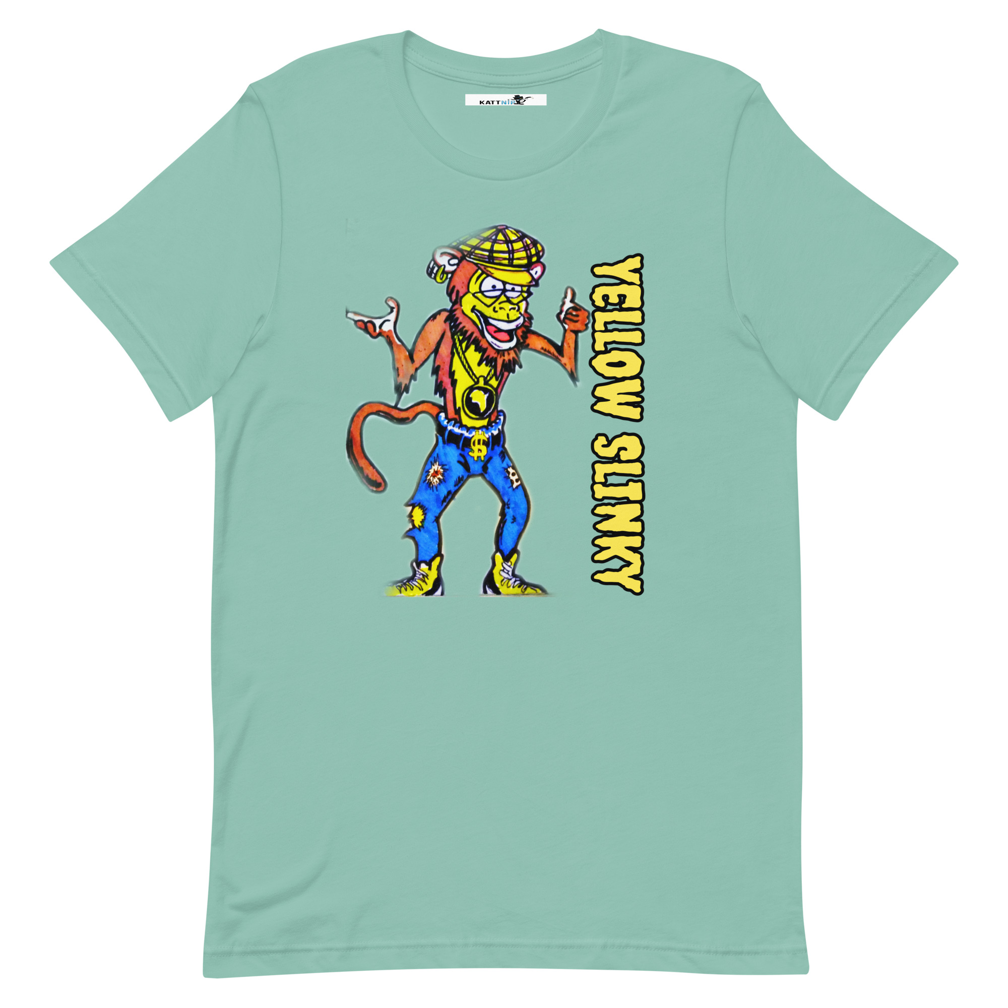 Yellow Slinky Unisex T-shirt - Image 15