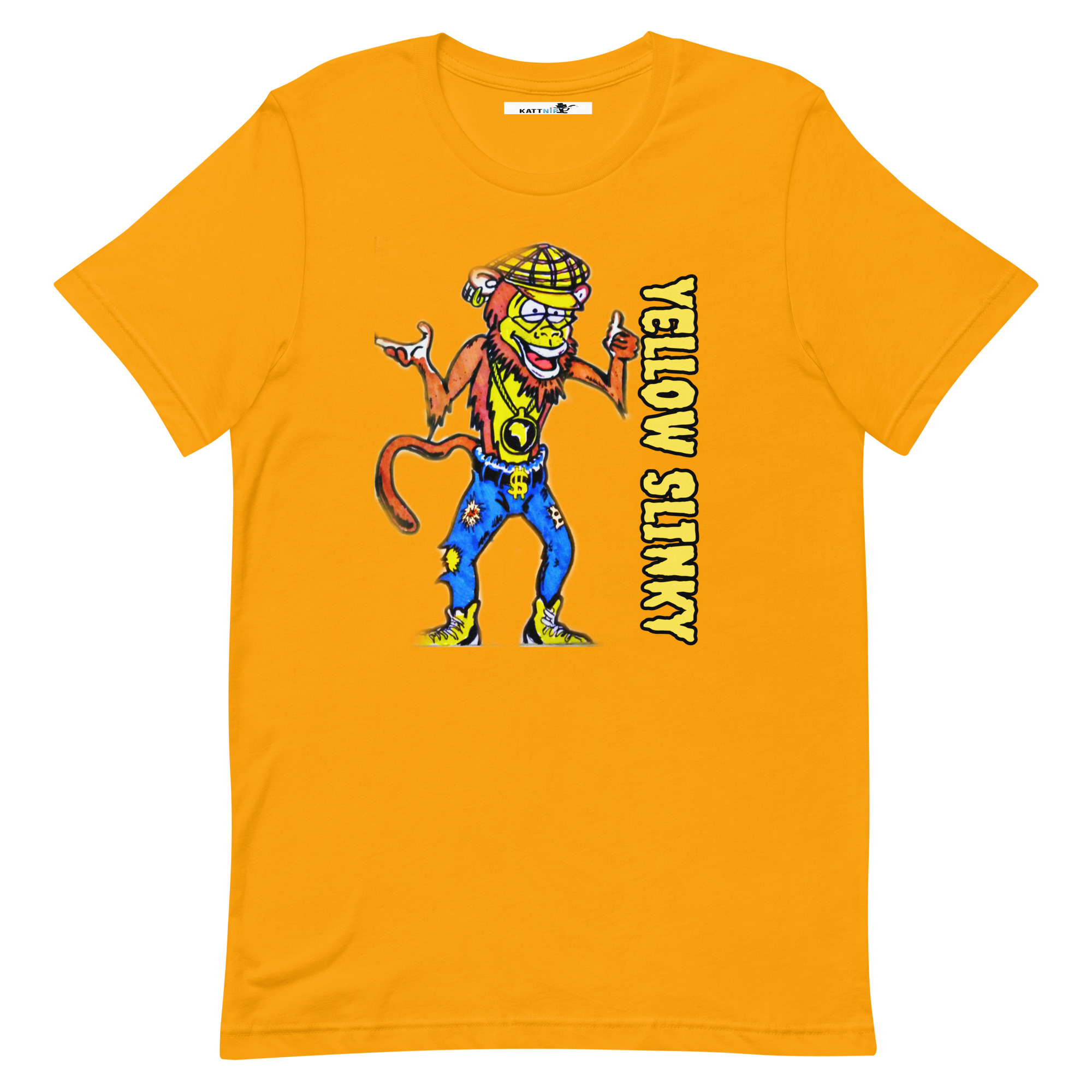 Yellow Slinky Unisex T-shirt - Image 17