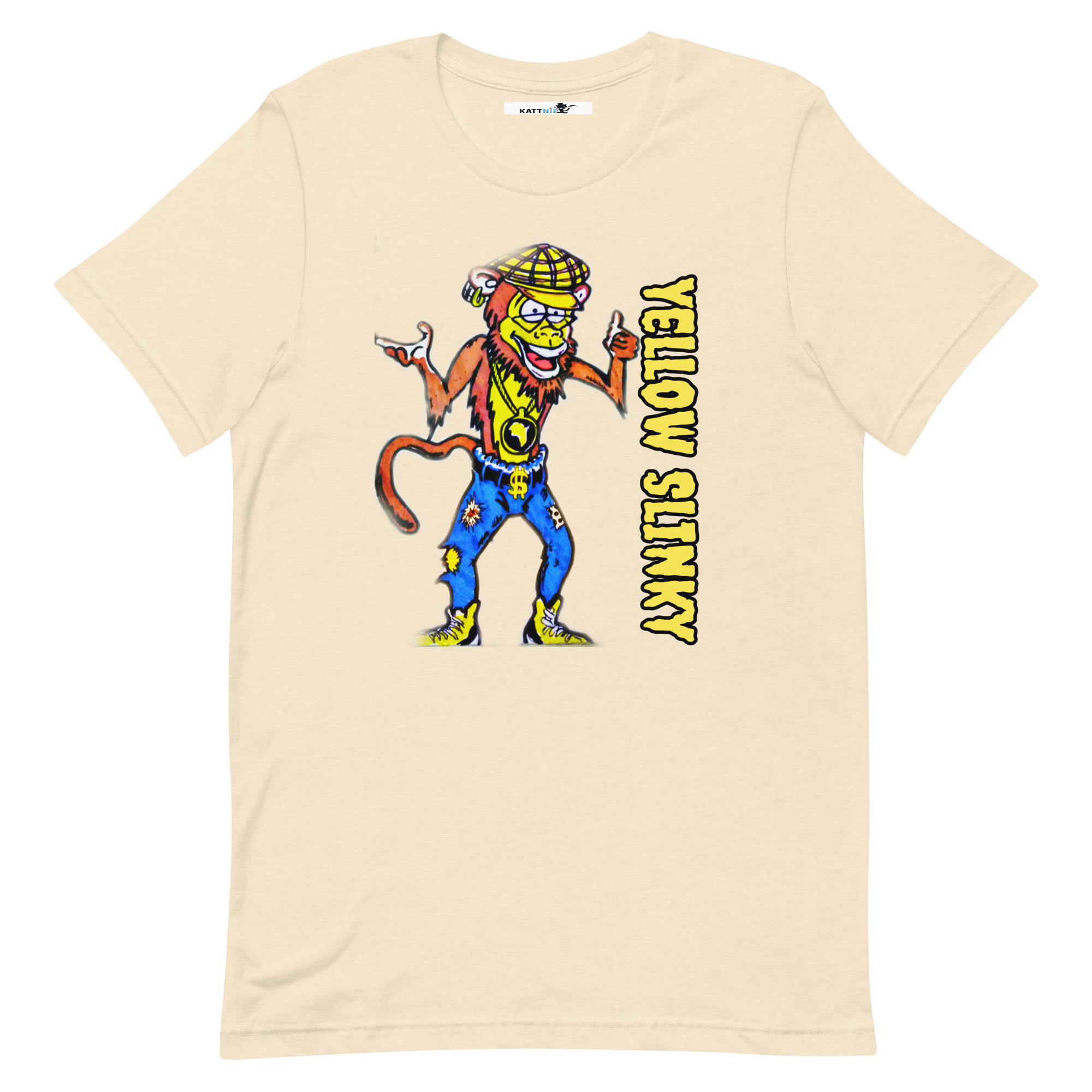 Yellow Slinky Unisex T-shirt - Image 91