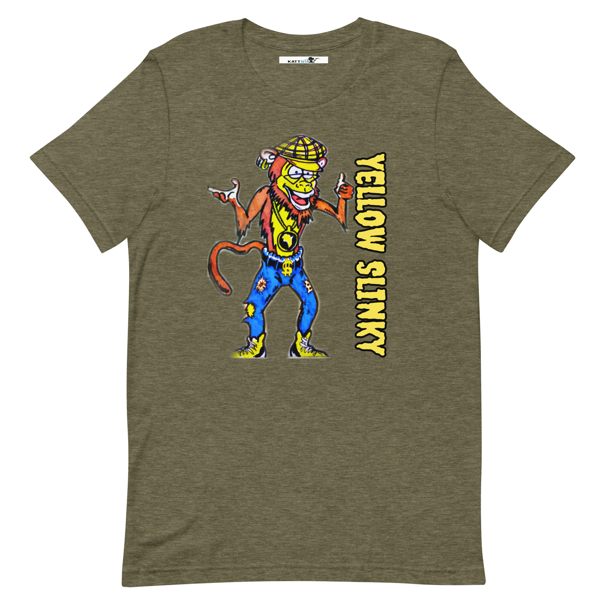 Yellow Slinky Unisex T-shirt - Image 74