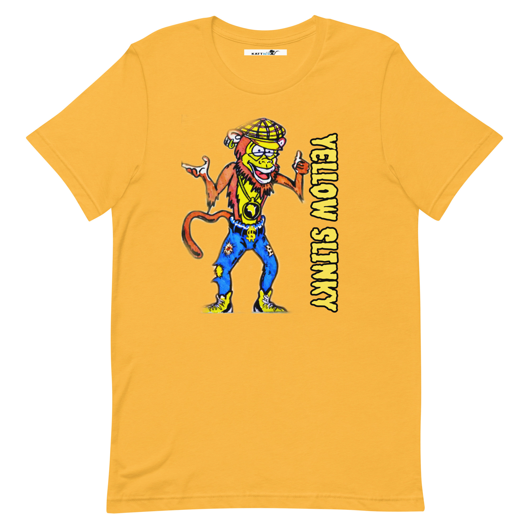Yellow Slinky Unisex T-shirt - Image 92