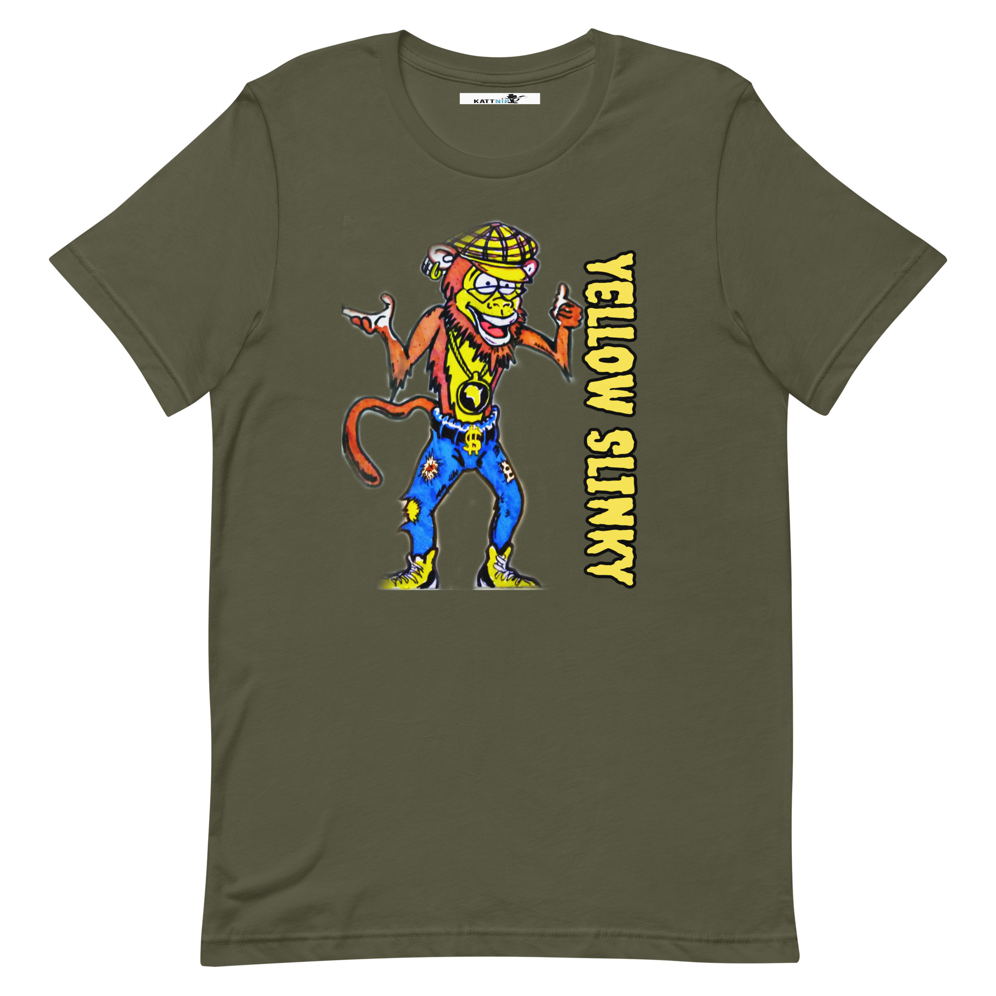 Yellow Slinky Unisex T-shirt - Image 49