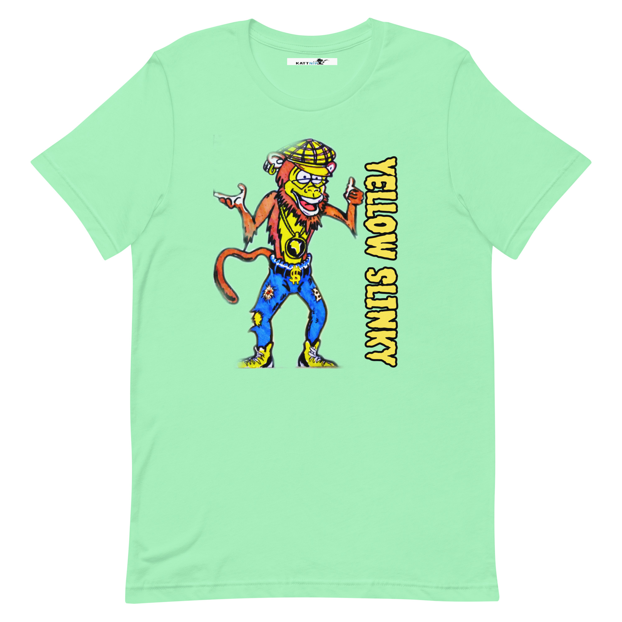Yellow Slinky Unisex T-shirt - Image 86