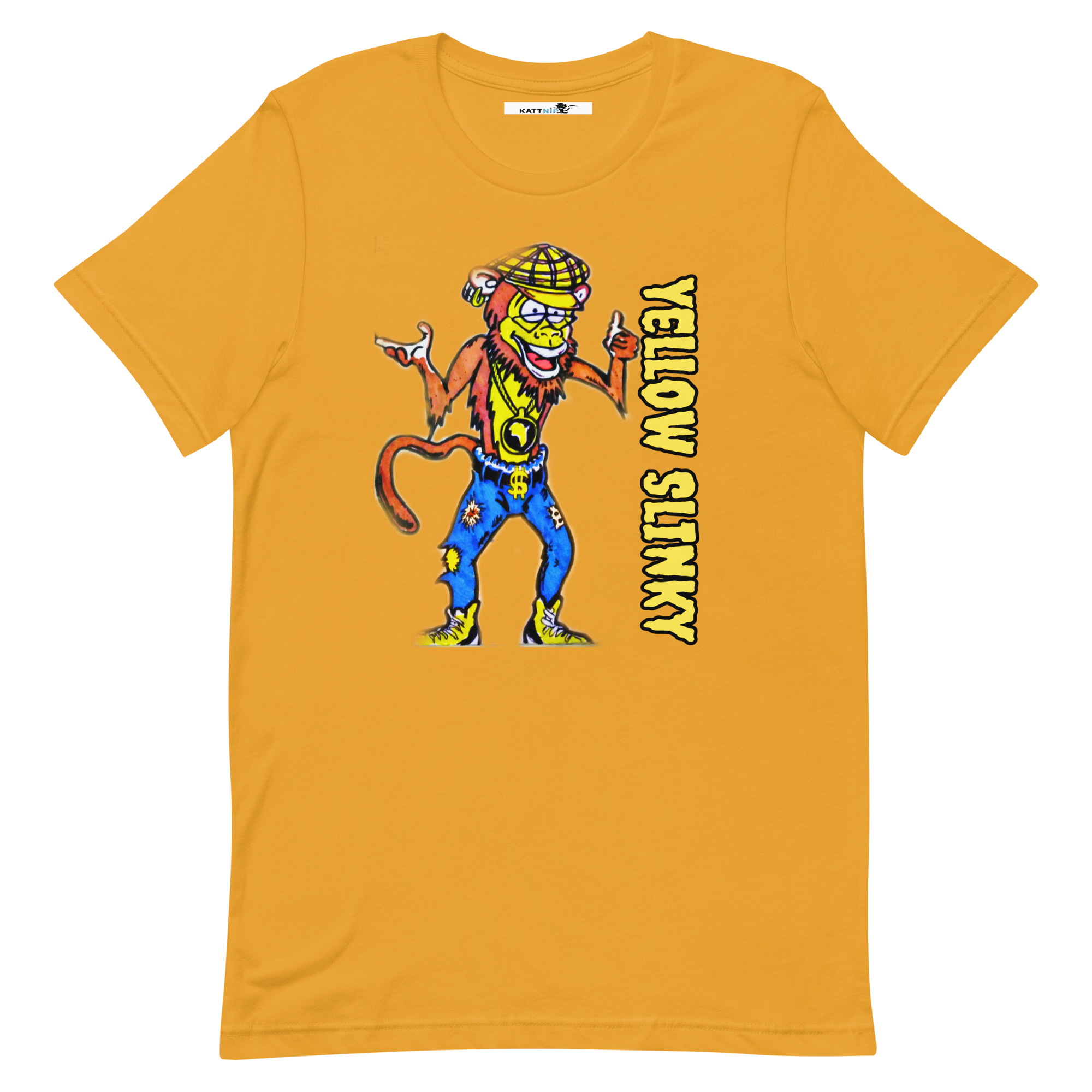 Yellow Slinky Unisex T-shirt - Image 50
