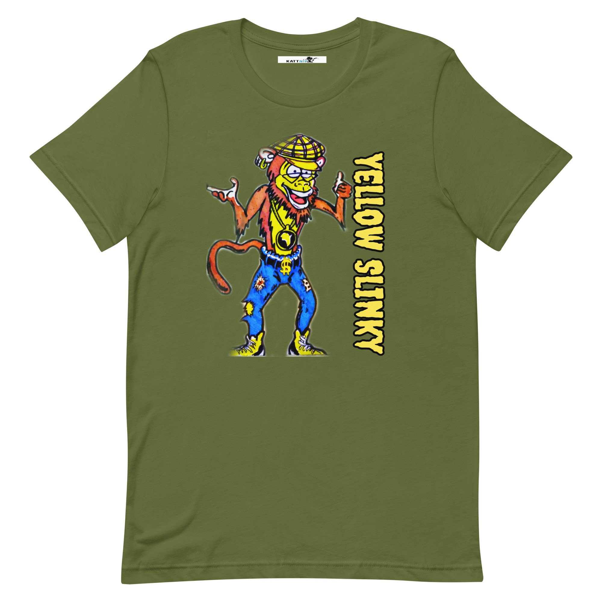 Yellow Slinky Unisex T-shirt - Image 54