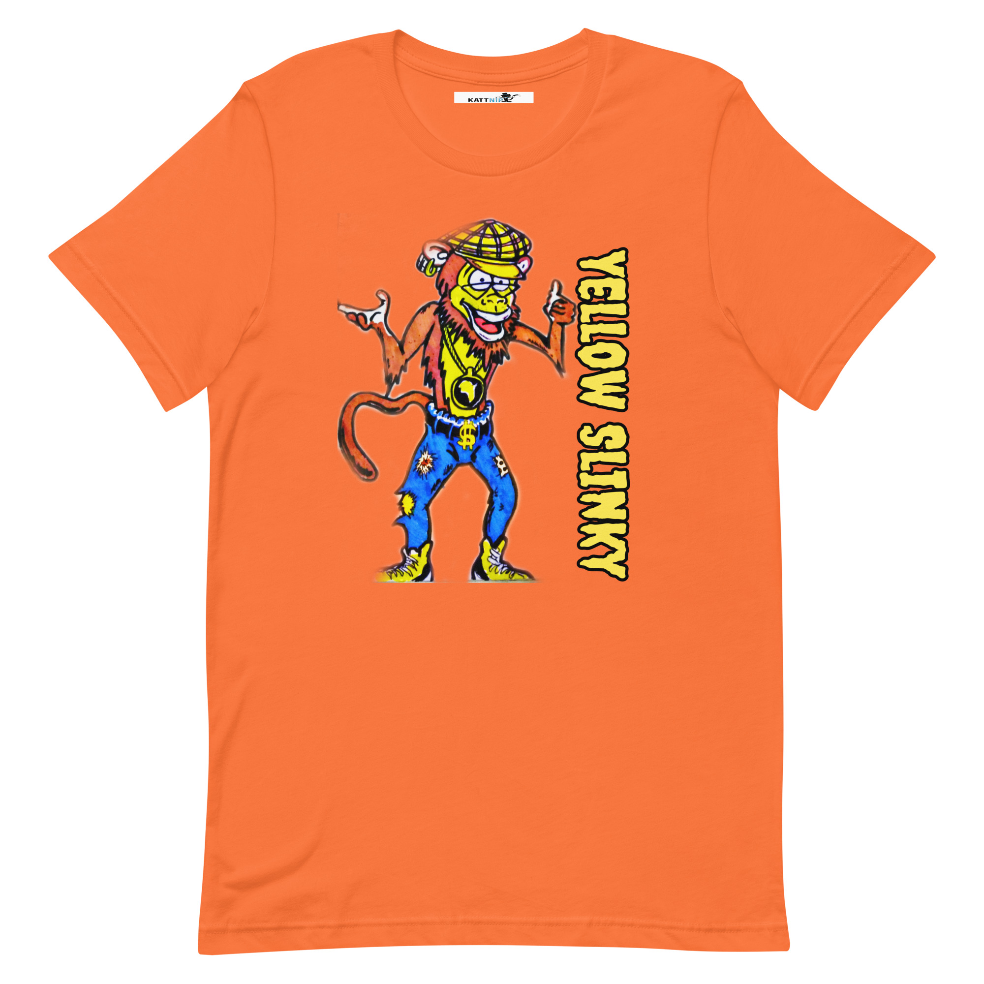 Yellow Slinky Unisex T-shirt - Image 55