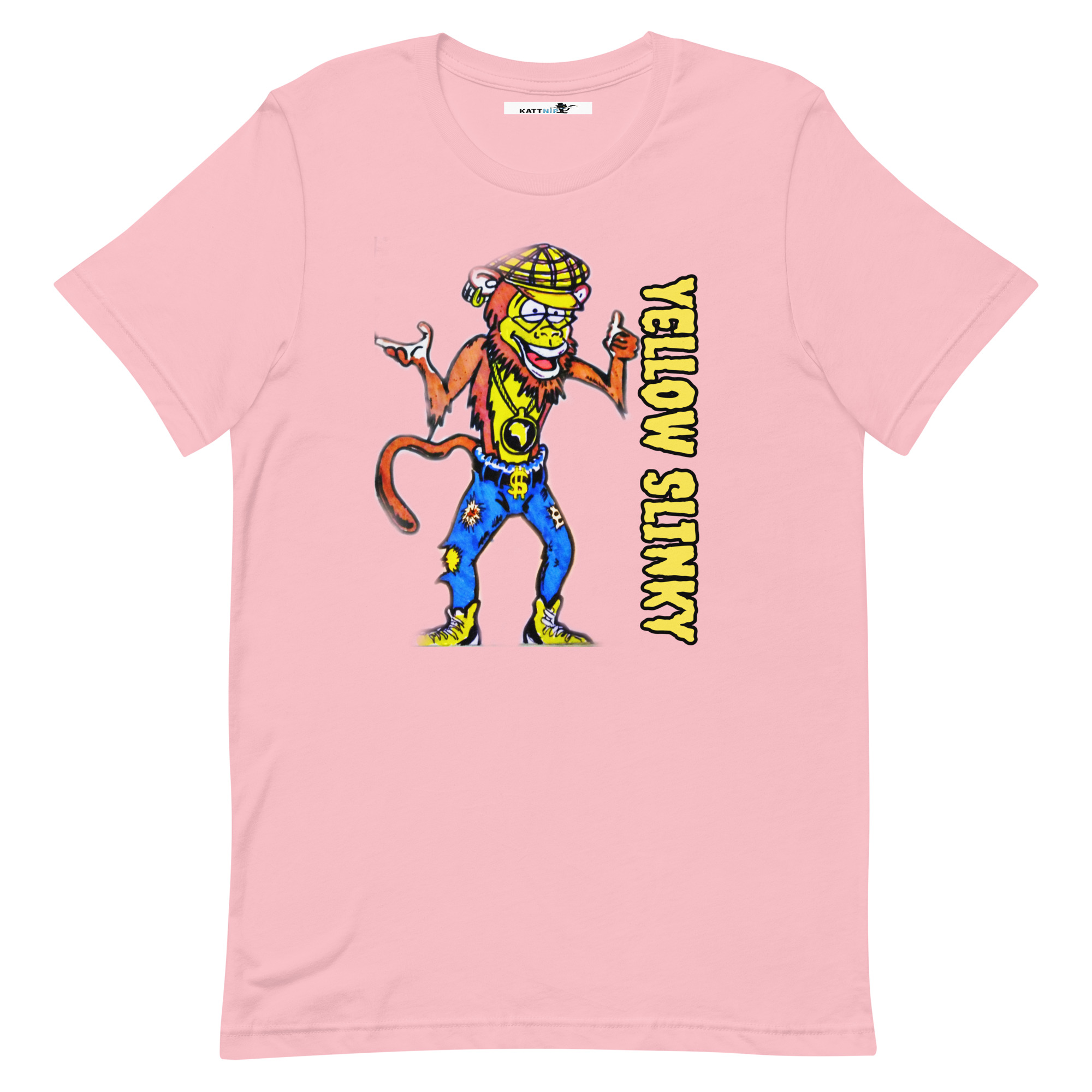 Yellow Slinky Unisex T-shirt - Image 59