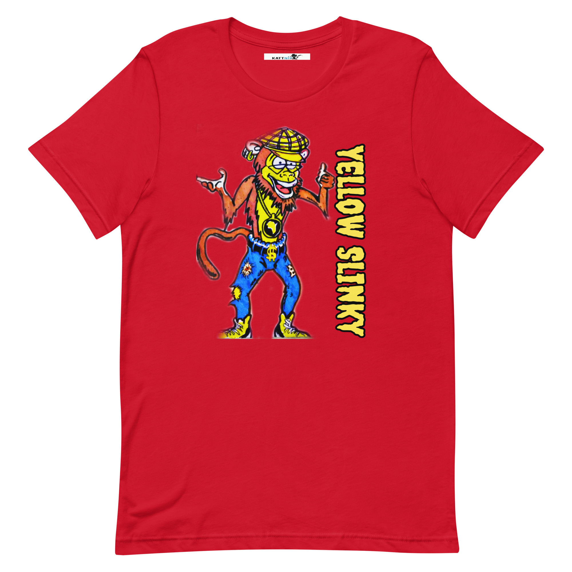 Yellow Slinky Unisex T-shirt - Image 61