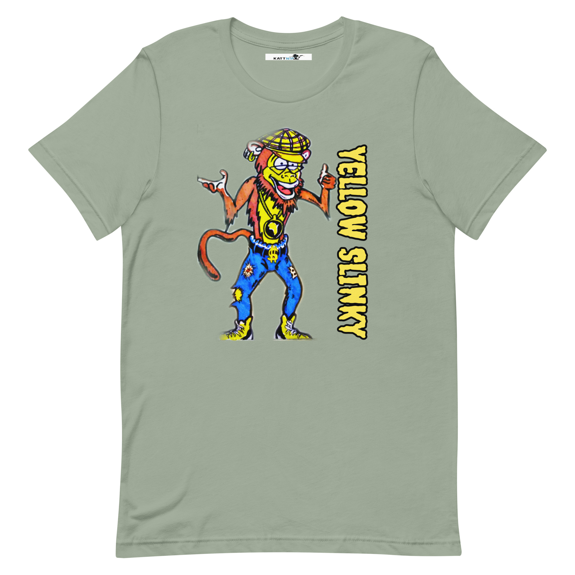 Yellow Slinky Unisex T-shirt - Image 87