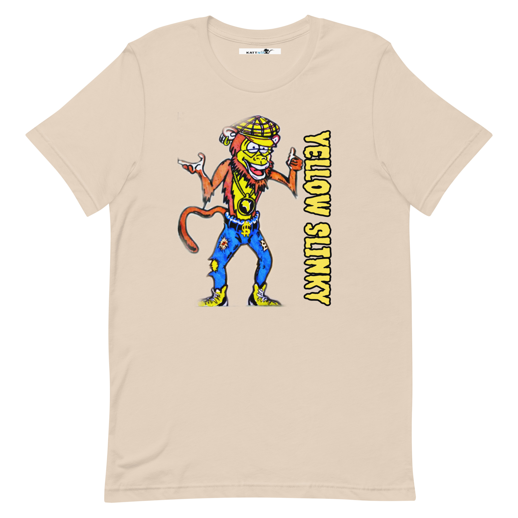 Yellow Slinky Unisex T-shirt - Image 64