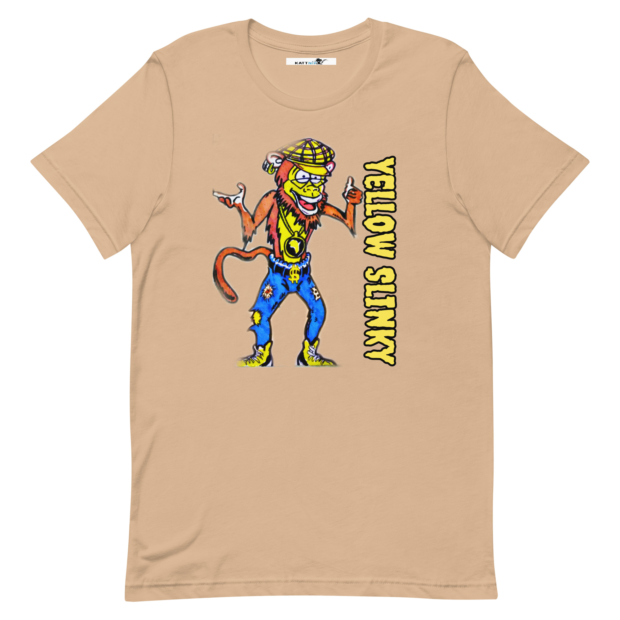 Yellow Slinky Unisex T-shirt - Image 67