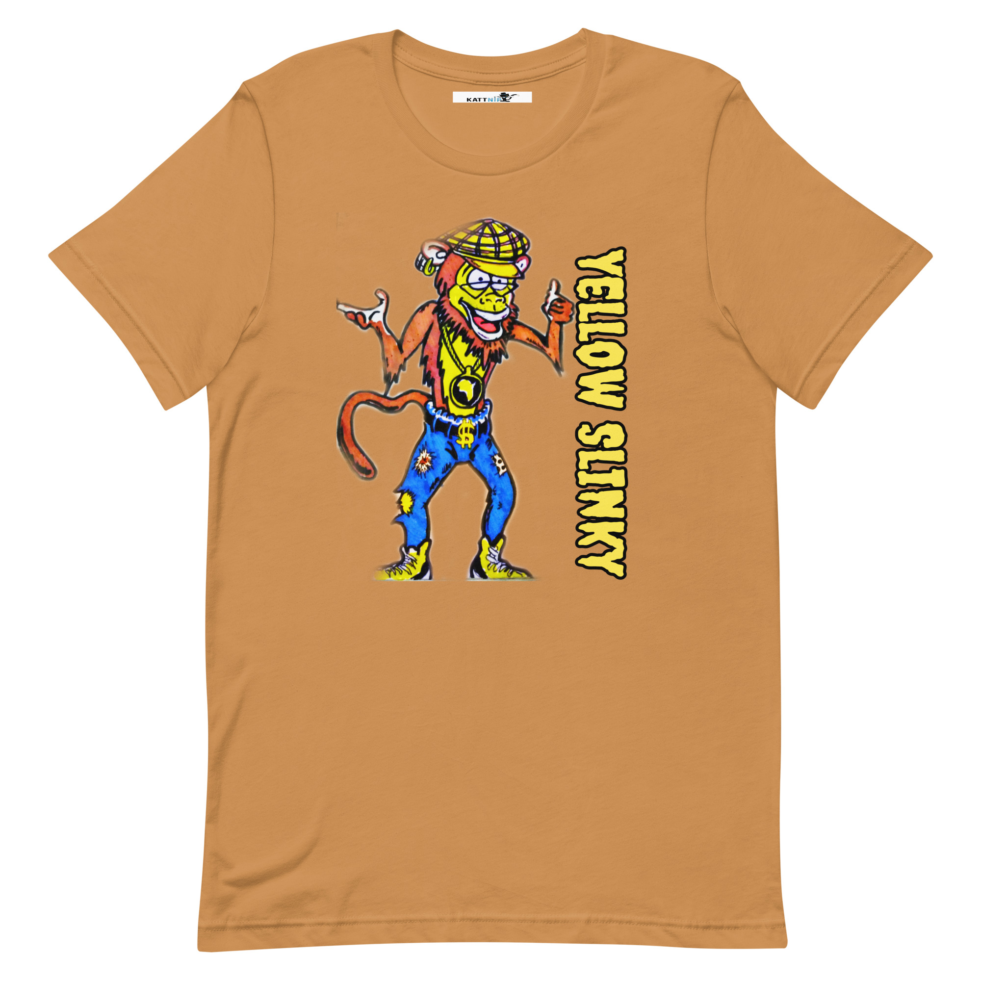 Yellow Slinky Unisex T-shirt - Image 68