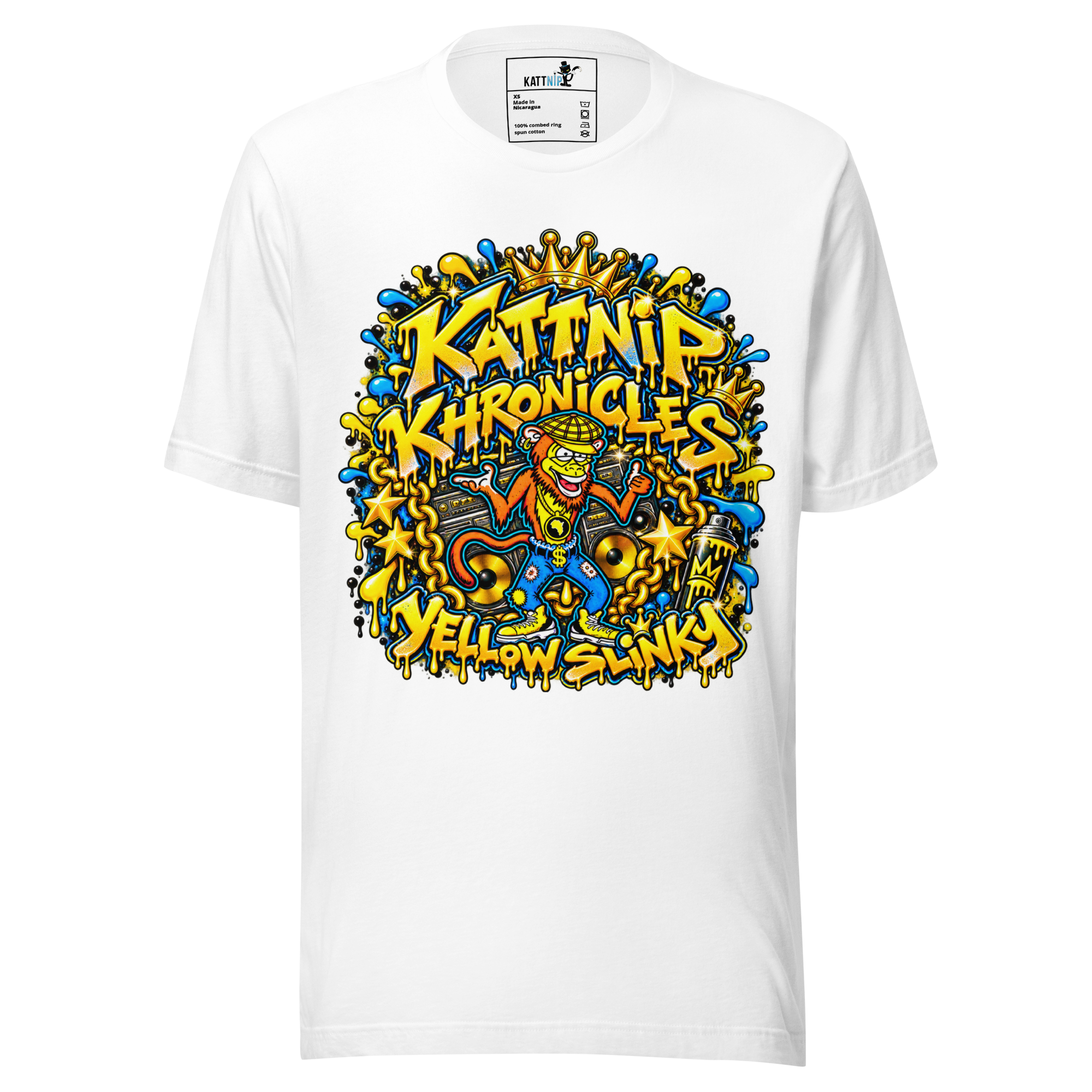 Yellow Slinky Unisex T-shirt - Image 98
