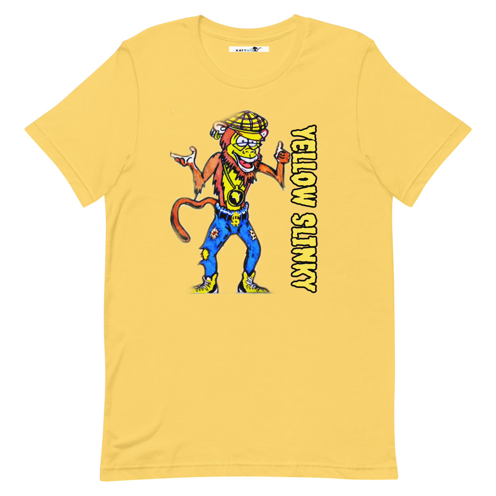 Yellow Slinky Unisex T-shirt - Image 71